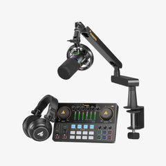 Maono PD200W Hybrid Podcasting Equipment Bundle